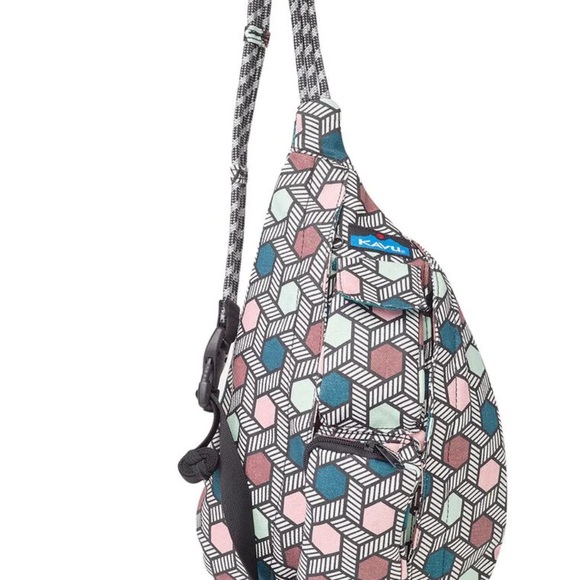 Kavu Handbags - KAVU Women's Geometric Pattern Crossbody Backpack Bag - Multicolor